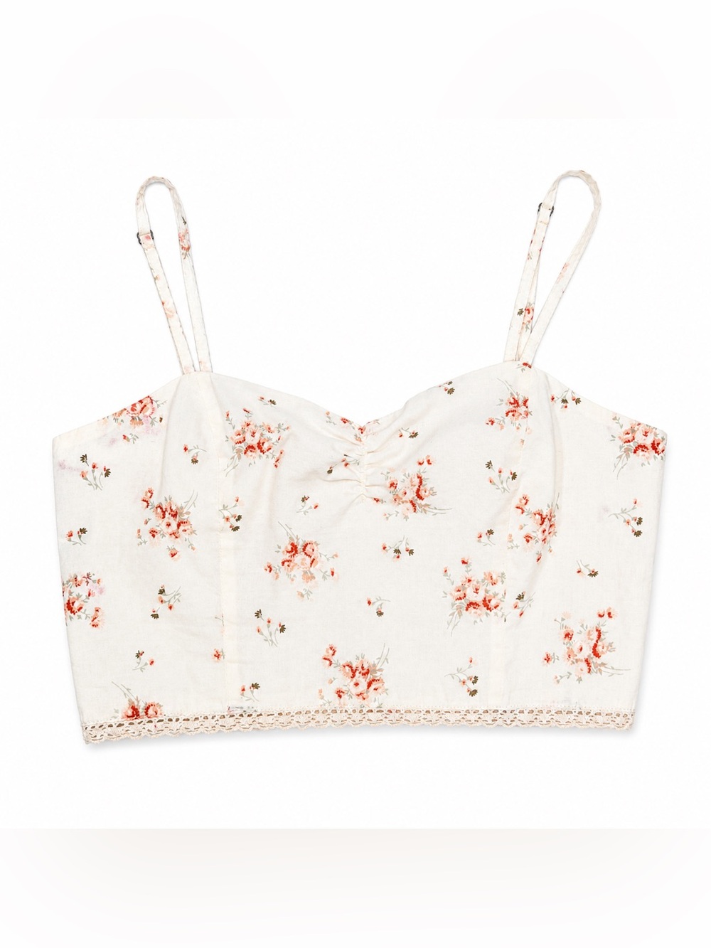 Denim & Supply Ralph Lauren Floral Cotton Crop Cami Tank